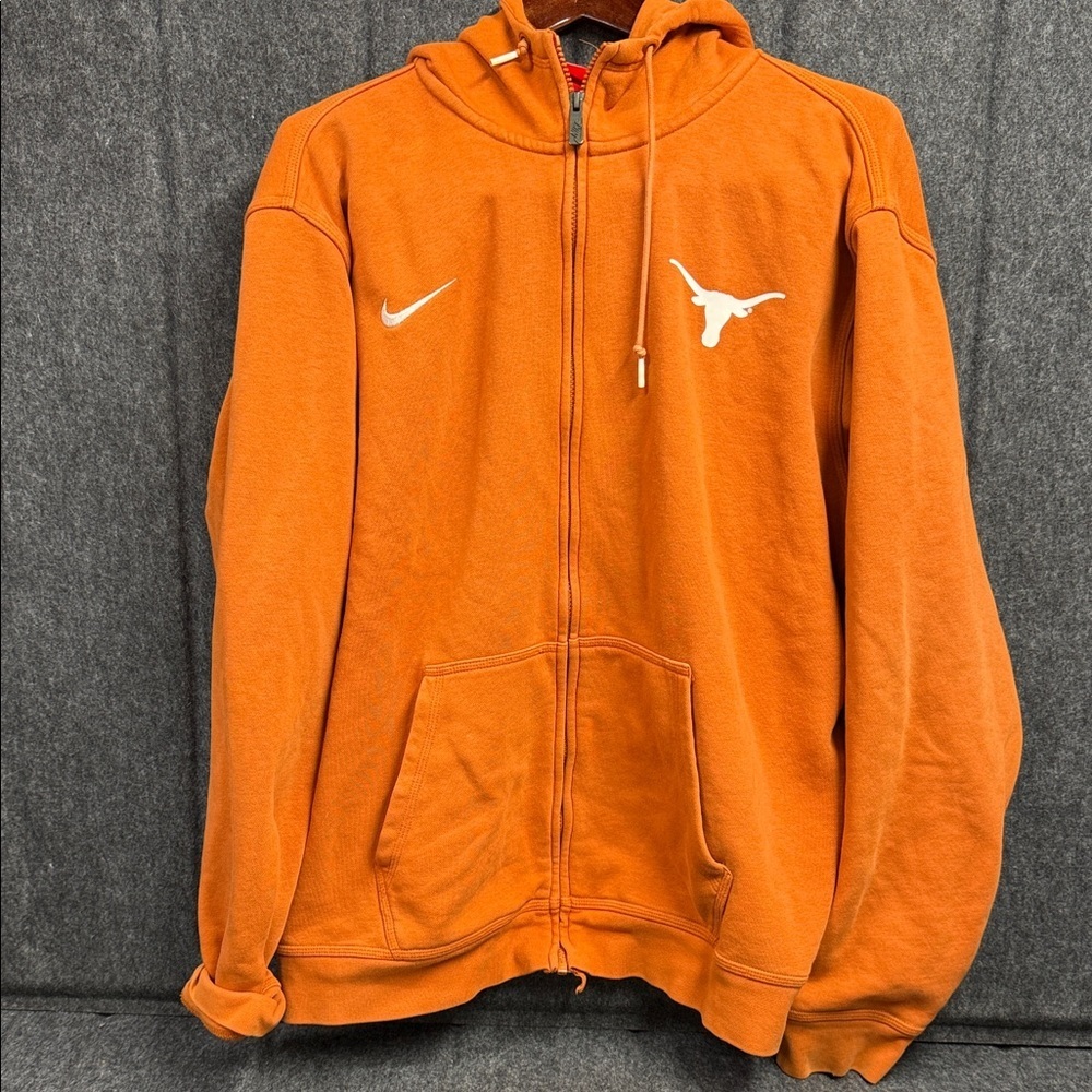 Nike Men's Burnt Orange Hoodie Jacket